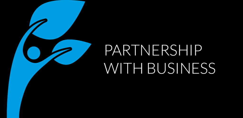 Best partnership with business award logo