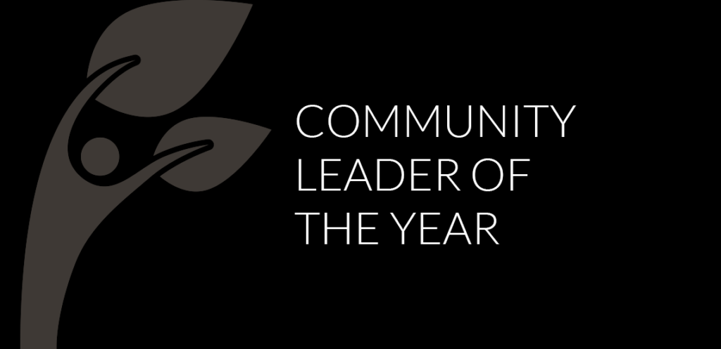 Community Leader of the Year award logo